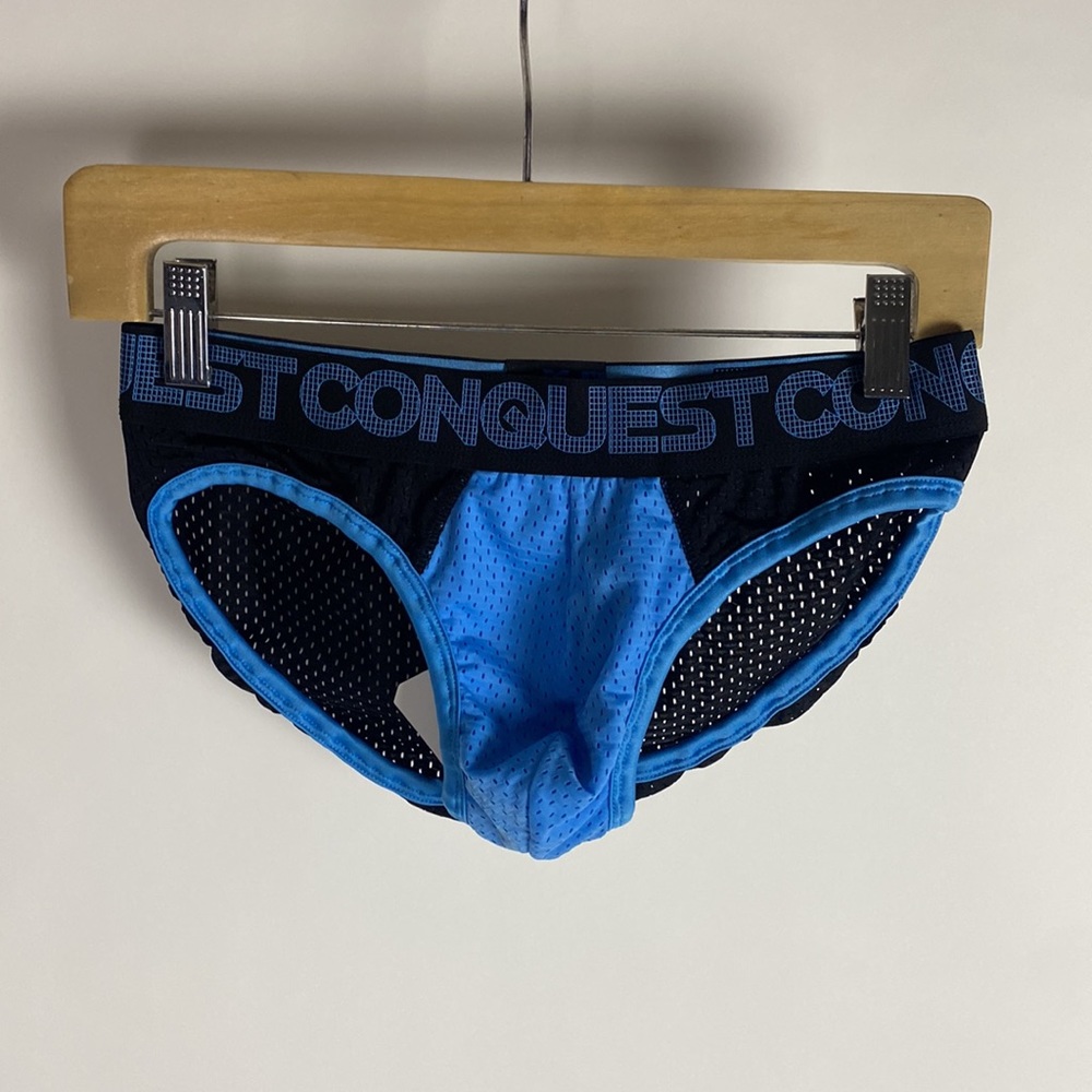 Conquest men’s briefs mesh size medium new